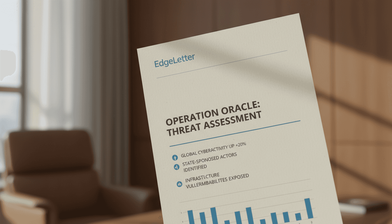 EdgeLetter intelligence briefing document with market insights and structured analysis