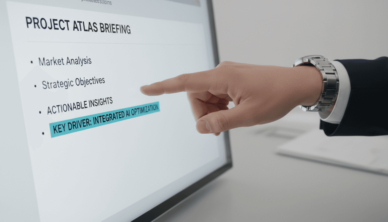 Actionable insight from structural briefings